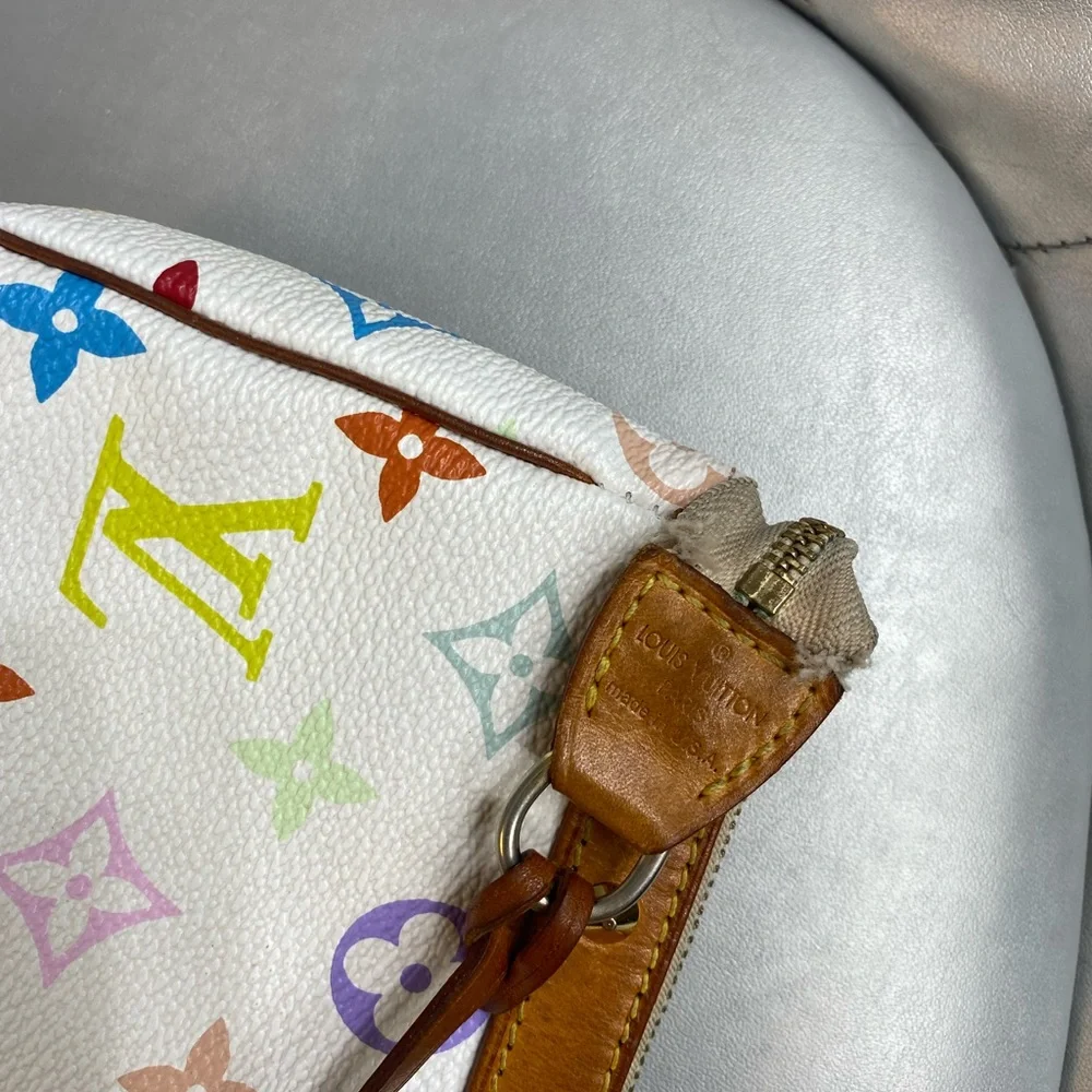 Louis vuitton vintage multi color pouchette - Picture 6 of 13